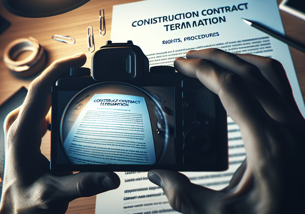 Construction Contract Termination: Rights, Procedures, and Legal Remedies