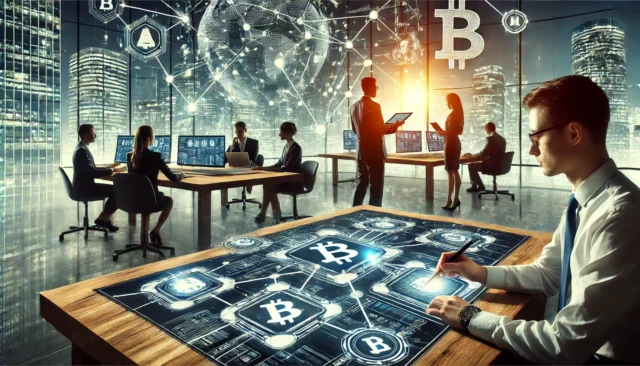 Blockchain nodes and smart contracts enhancing DIFC compliance strategies
