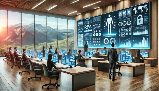 DIFC office using RPA dashboards for compliance automation