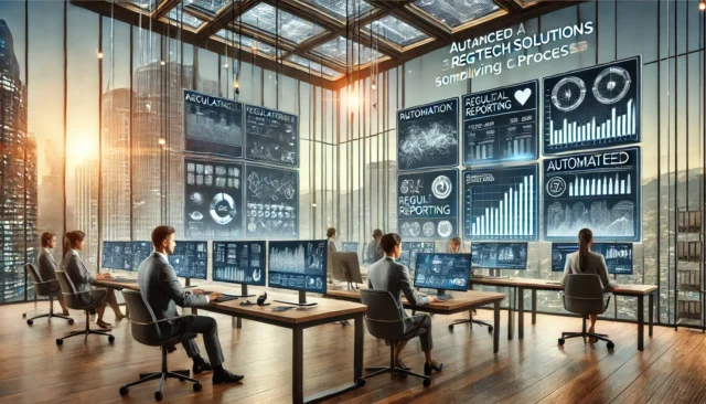 DIFC office using RegTech dashboards for compliance automation