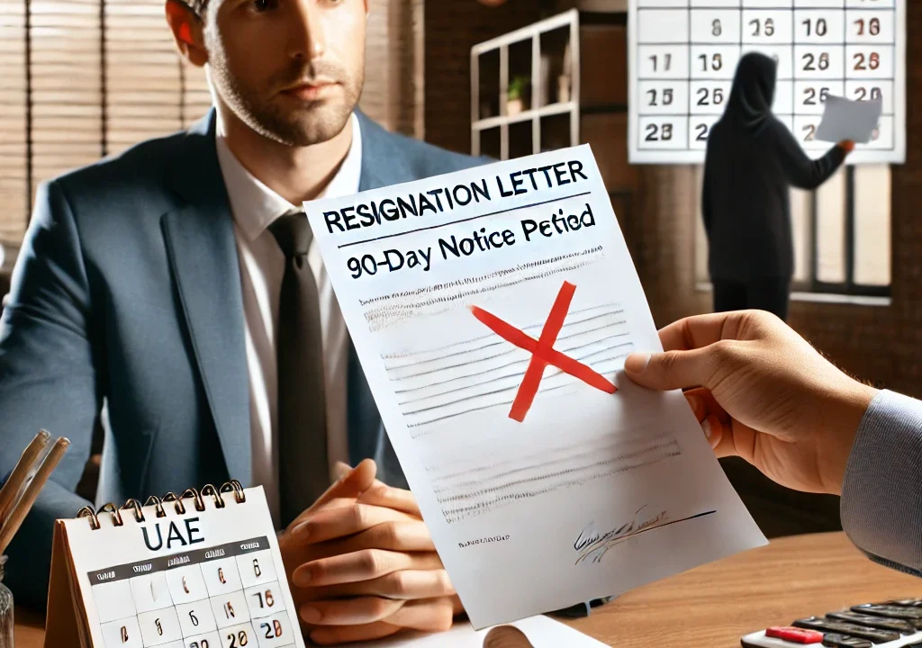 Resigning with a 90-Day Notice in the UAE: Can Your Company Withhold Your Salary or Deduct Visa Costs?