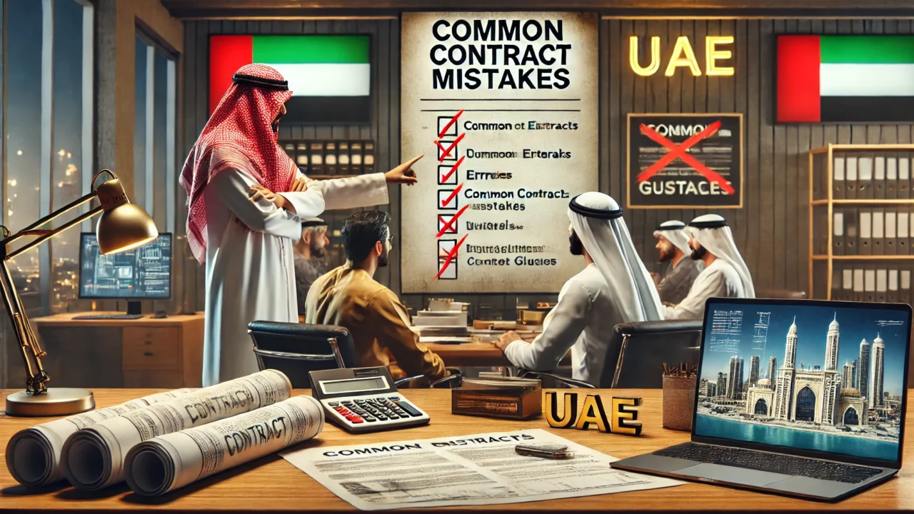 Common mistakes in construction contracts according to UAE Law