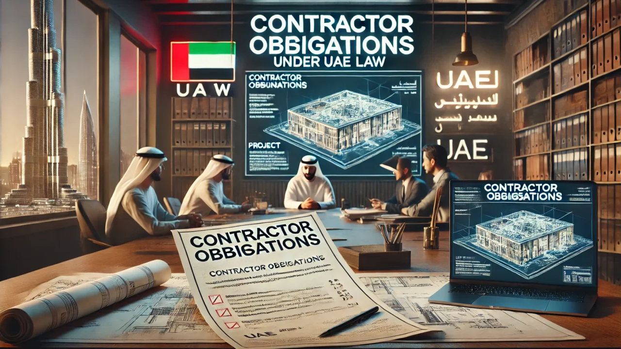 Contractor obligations under UAE law