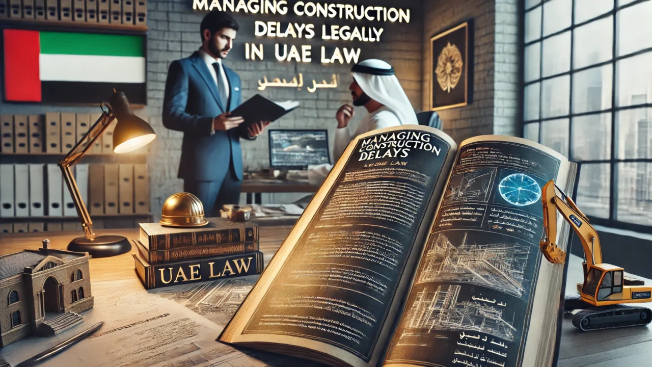 Managing construction delays legally. according to UAE Law