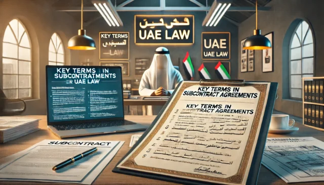 Key Terms to Include in Subcontract Agreements: According to UAE Construction Law