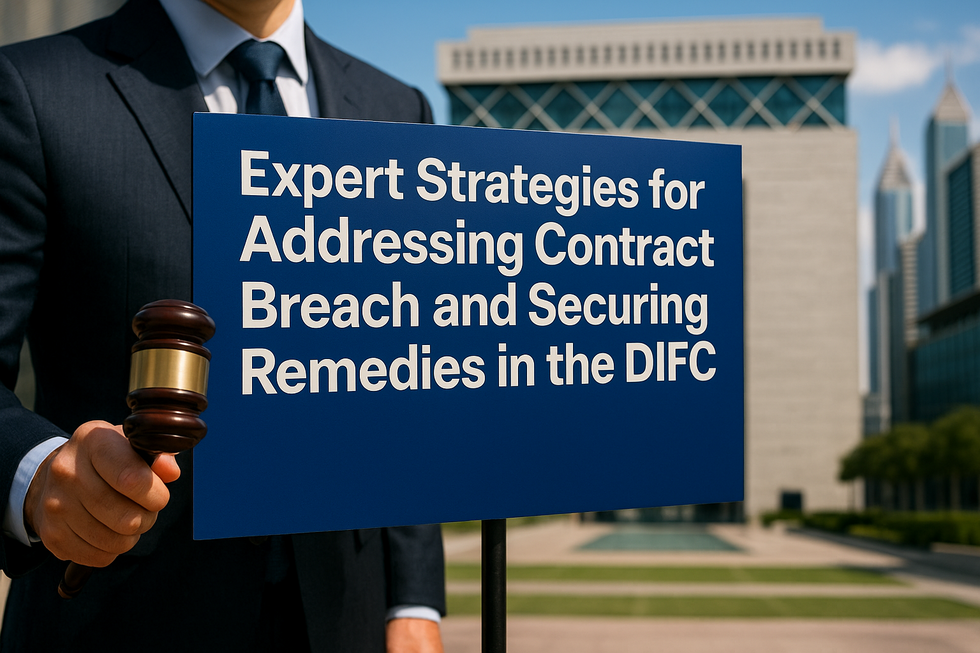 Expert Strategies for Addressing Contract Breach and Securing Remedies in the DIFC