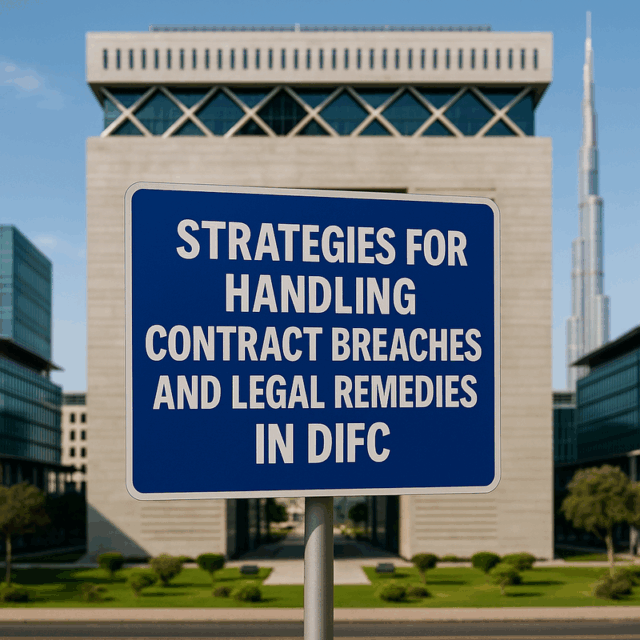 Strategies for Handling Contract Breaches and Legal Remedies in DIFC